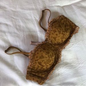 Victoria secret brown lace bra